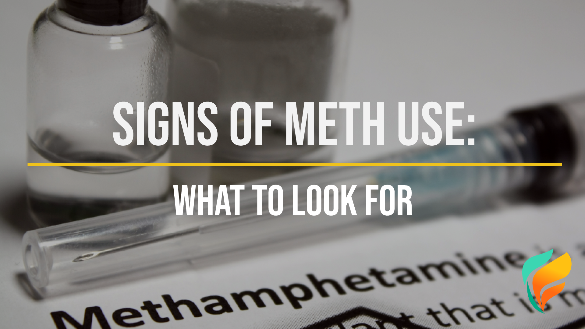 What are the signs of meth use?