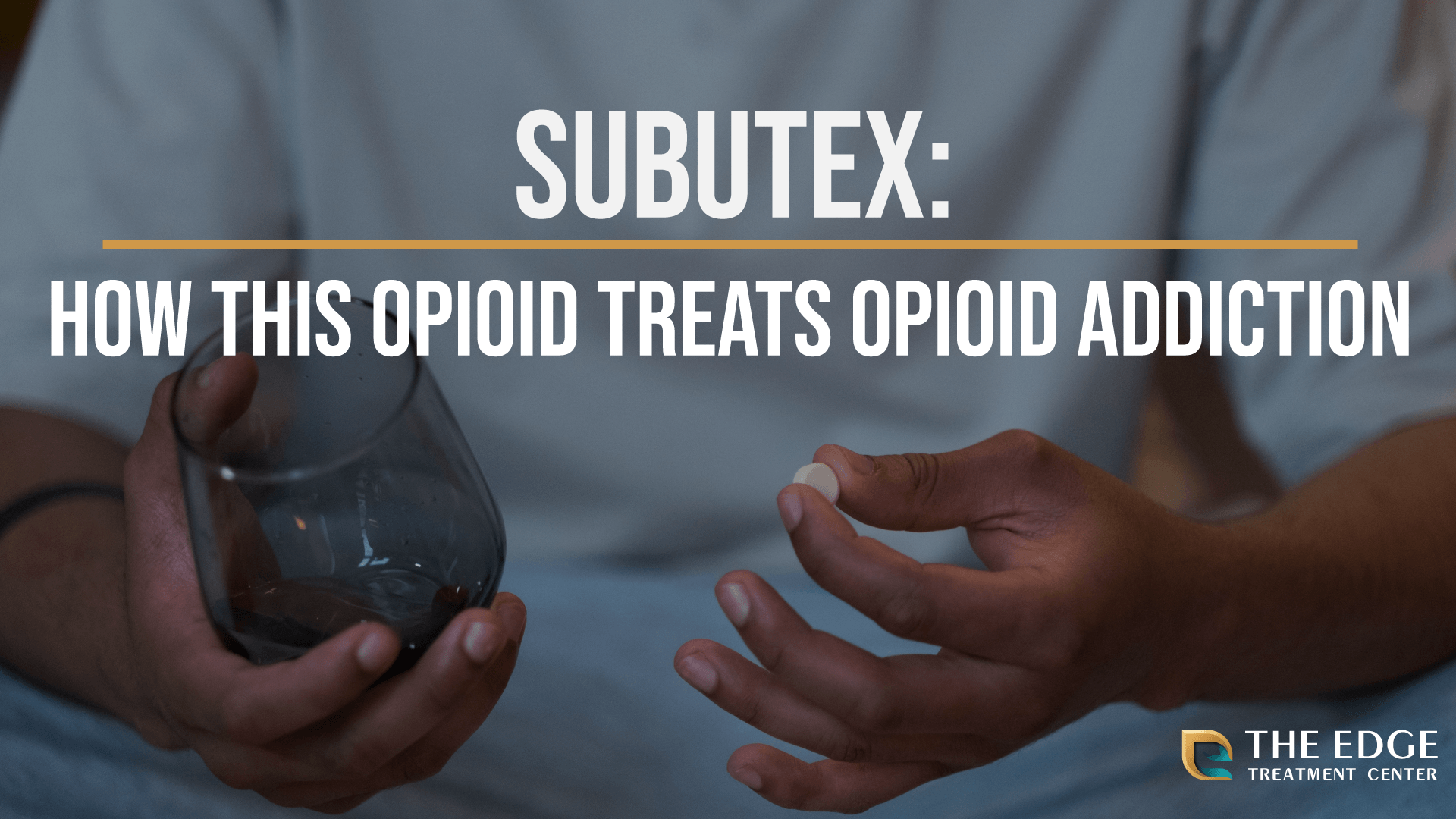 Subutex is an opioid that can help people live lives without opioid addiction.