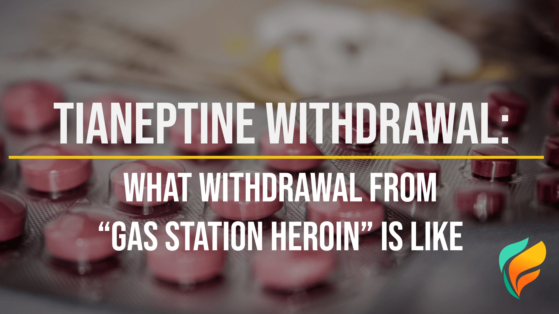 Tianeptine withdrawal can be difficult, but it's easier with professional help.