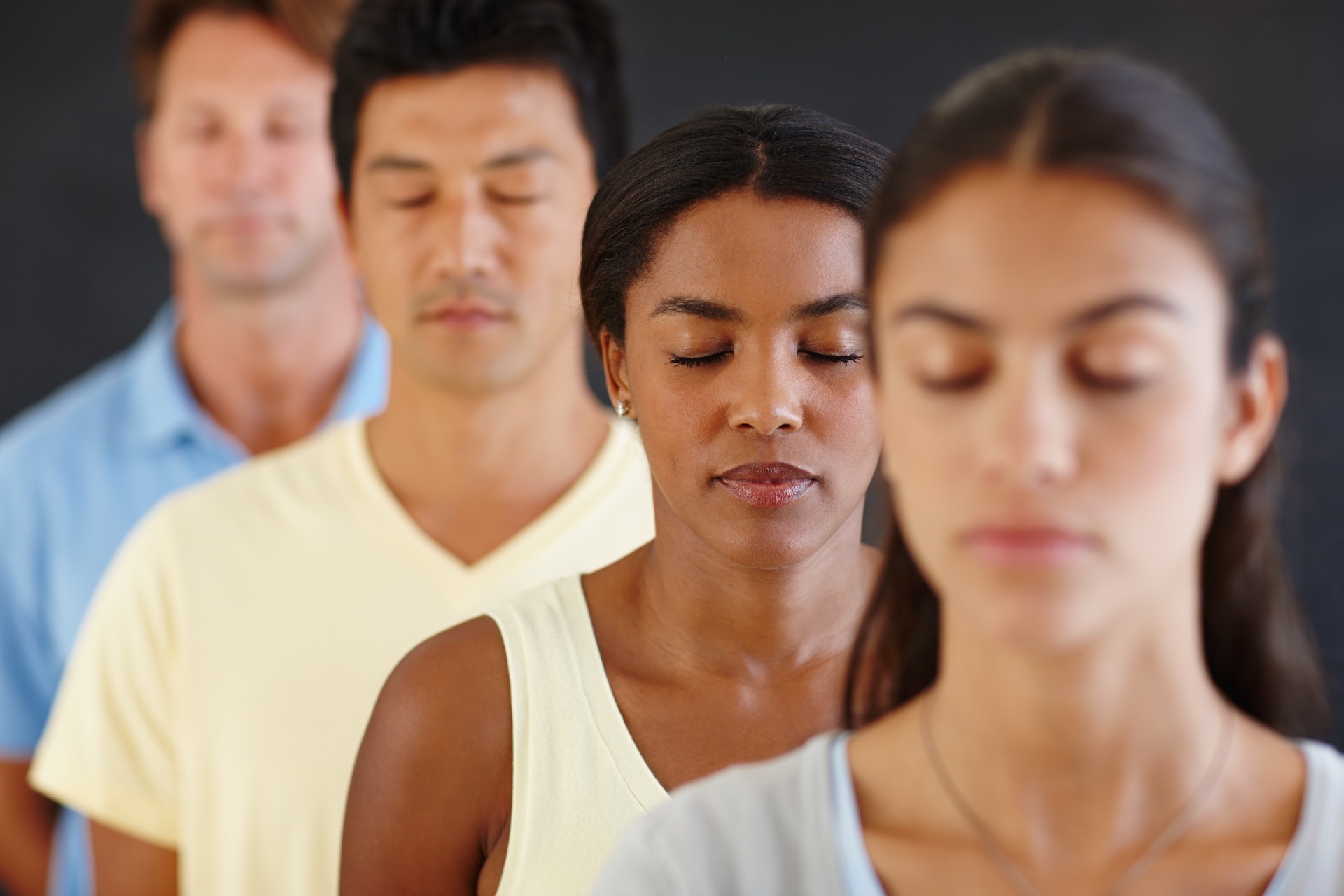 Relaxation -techniques- people meditating
